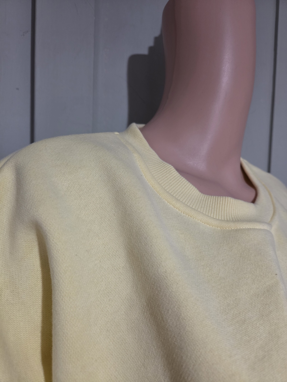Wilo The Label Wellness Oversized Crewneck Sweatshirt Yellow Blue L - Picture 16 of 16